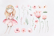 Fairy garden watercolor collection, an Object Graphic by Peace ART (Thumbnail 3 of 14)