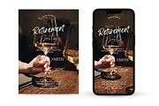 Retirement Party Invitation, an Invitation Template by Earth5168 (Thumbnail 1 of 9)