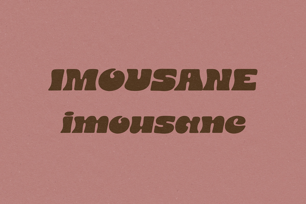 Imousane Typeface, a Handwritten Font by Bone Idle Goods (Photo 1 of 3)