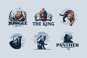 Collection of wild predatory cats., an Animal Illustration by Masterlevsha (Thumbnail 2 of 2)