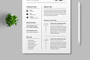 Clean Resume Layout, a Resume Template by MightyDesign (Thumbnail 5 of 9)