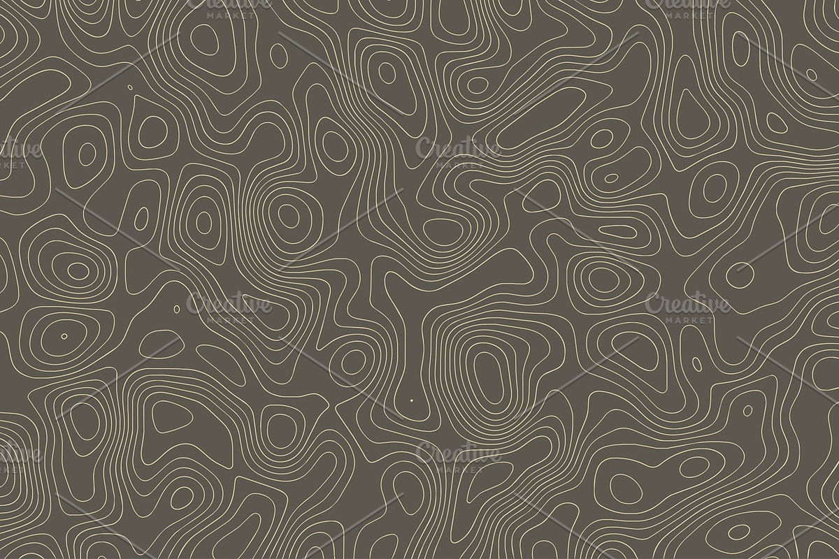 Topographic Map Vector Backgrounds, a Background Graphic by alexdndz (Photo 3 of 5)