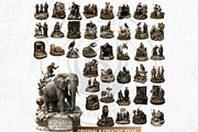 La Fontaine Fables Clipart Set V2, a Decorative Illustration by ThatsDesignArt (Thumbnail 4 of 10)