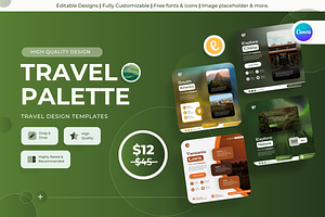 Travel Palette - Canva Templates