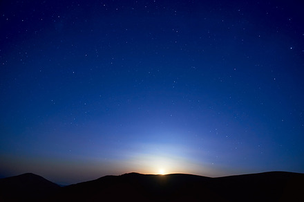 Blue dark night sky with many stars stock photo containing stars and sky, a Nature Photo by Vapi