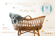 Monthly Baby Stickers, a Stationery Template by Yuka Baby (Thumbnail 4 of 4)