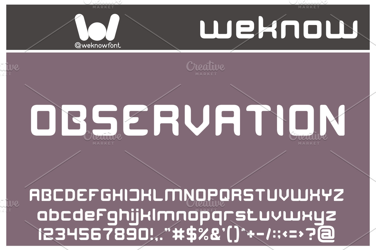 Research and Development font, a Sans Serif Font by weknow (Photo 4 of 5)
