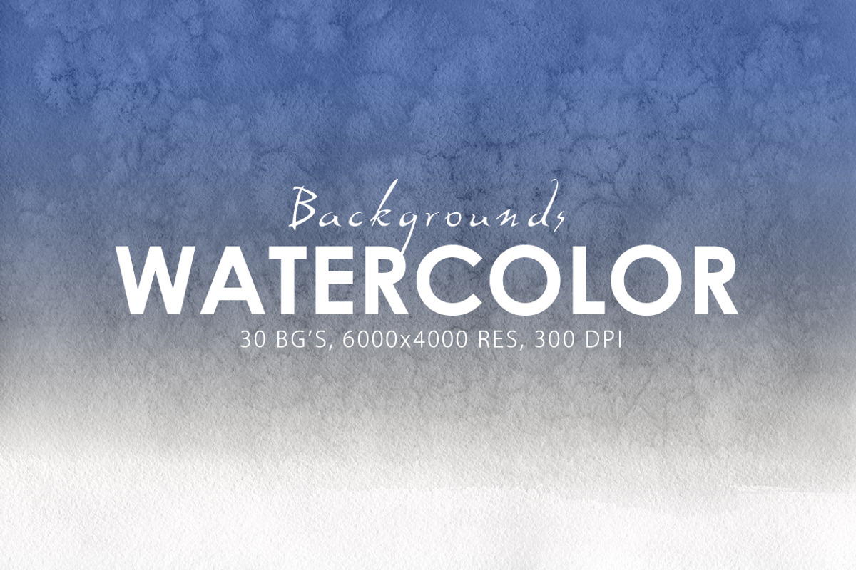 30 Watercolor Gradient Backgrounds, a Texture Graphic by ArtistMef (Photo 1 of 3)