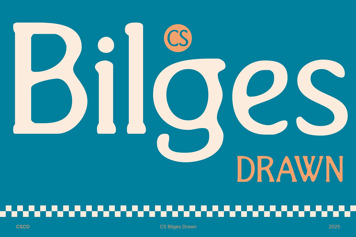 CS Bilges Drawn, a Serif Font by Craft Supply Co. (Photo 1 of 8)