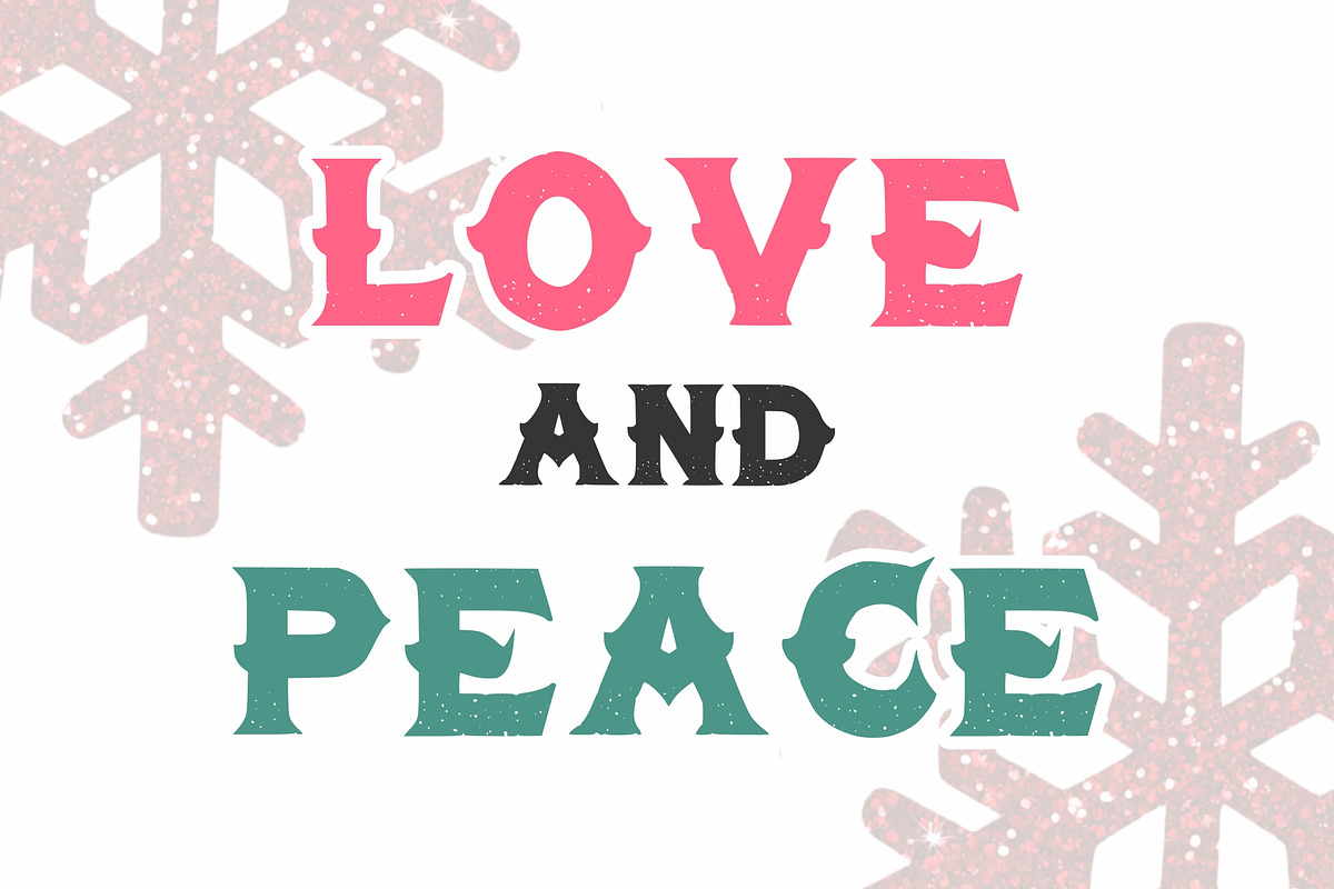 Gliter Grinchmas – Festive Christmas, a Sans Serif Font by Limited.studio (Photo 2 of 7)