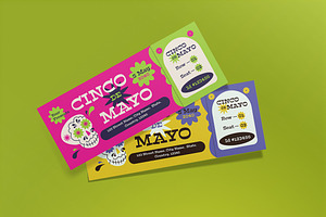 Pink Doodle Cinco De Mayo Ticket