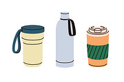 Thermo mugs, thermoses, tumblers set, an Object Illustration by Good Studio (Thumbnail 4 of 5)