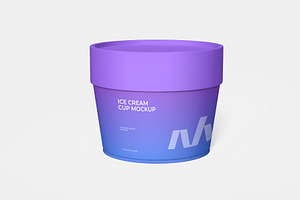 Ice Cream Cup Mockup, a Cups & Container Mockup by graphypix