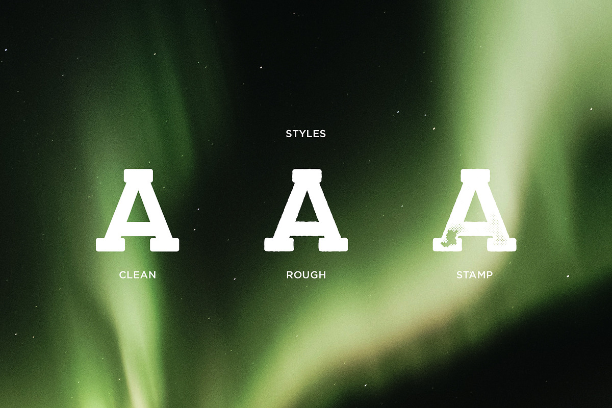 Northern Lights Font preview 3