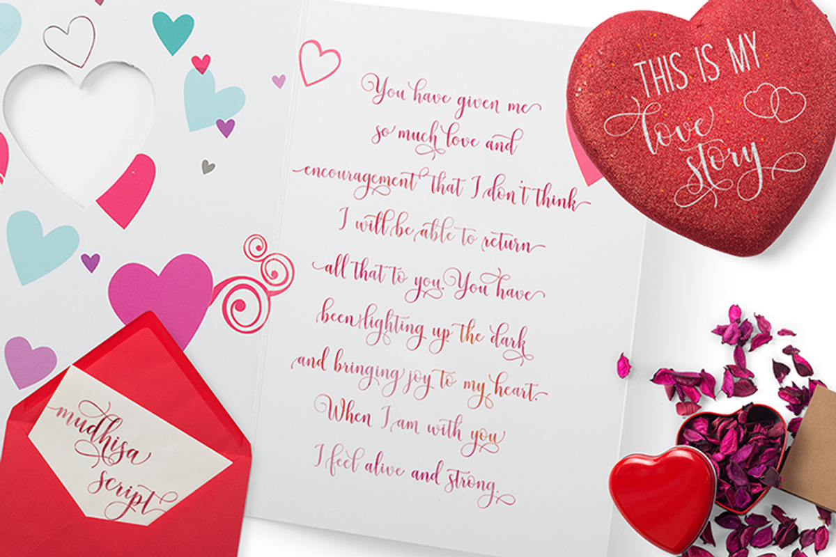 New Mudhisa Script, a Script Font by Barland Design (Photo 5 of 9)