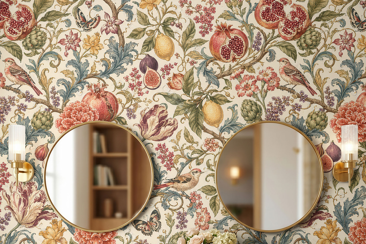 Bathroom Wallpaper Mockup PSD, a Household Mockup by 1001 mockups (Photo 7 of 14)