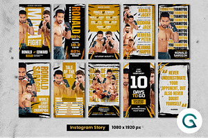 MMA Social Media Pack Template