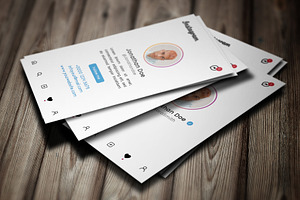 Instagram Profile Business Card