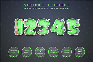 Slime - Editable Text Effect