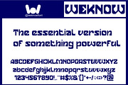 Mnemonic Core font, a Font by weknow (Thumbnail 2 of 8)