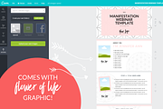 Manifestation Webinar CANVA Template, a Presentation Template by Coral Antler (Thumbnail 3 of 3)