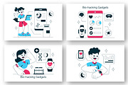 10 Bio Hacking Gadgets Illustration, a Technology Illustration by denayunebgt (Thumbnail 3 of 4)