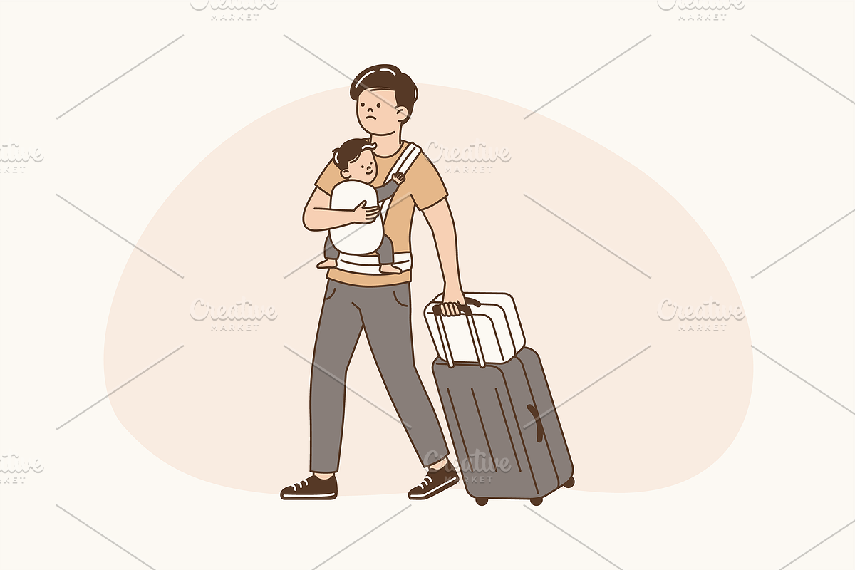 Travel Chaos Illustration, an Object Graphic by Jump Studio (Photo 6 of 12)