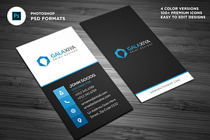 Modern Vertical Business Cards