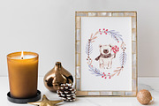 Watercolor Winter Teddy Collection, an Animal Illustration by YuliyaArtGarden (Thumbnail 4 of 8)