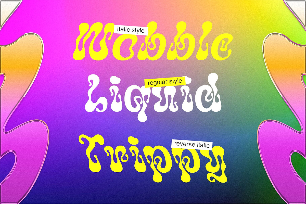 CS Booster – Liquid Font, a Sans Serif Font by Craft Supply Co. (Photo 4 of 8)