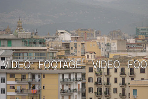 Palermo Cityscape With Houses And