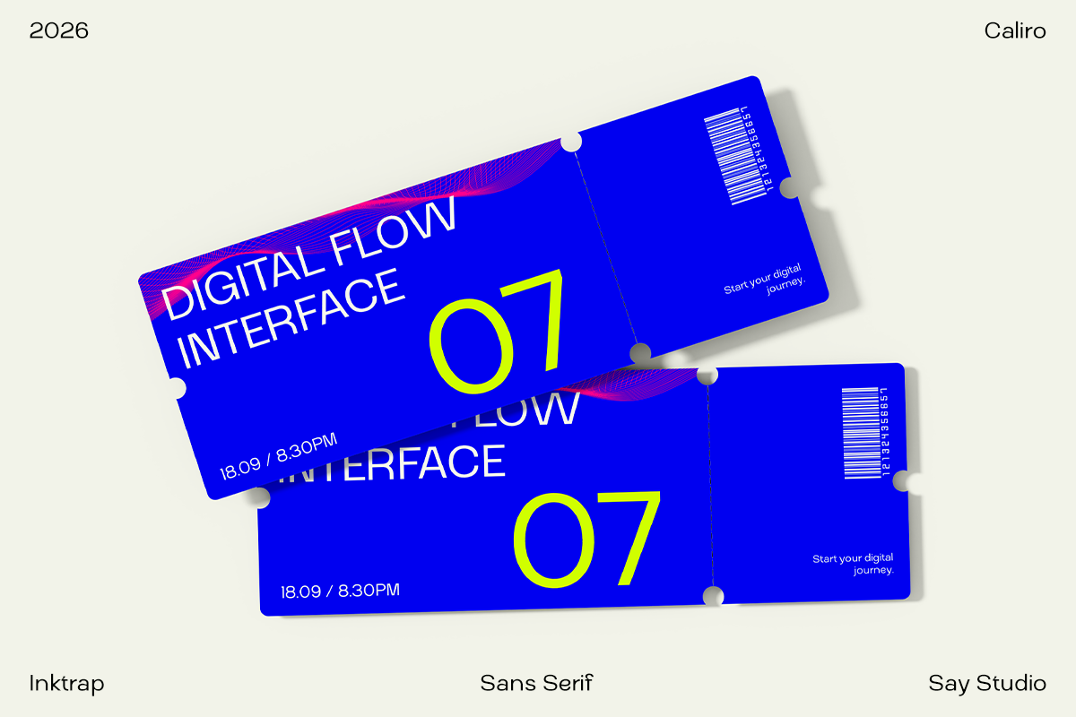 Futuristic Technology Sans - Caliro, a Sans Serif Font by Say Studio (Photo 7 of 11)