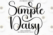 Simple Daisy, a Handwritten Font by InermediaSTUDIO (Thumbnail 1 of 8)