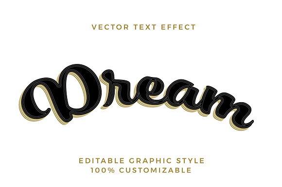 Luxury Outline Script Text Effect preview 3