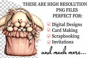 Easter Basket Clipart Set, an Illustration by Daily.Designs (Thumbnail 2 of 8)