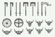Vintage Vikings Bundle, a Branding & Logo Template by AkimD (Thumbnail 7 of 7)
