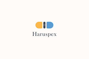 H and pill logo design, a Branding & Logo Template by MuzaInspires