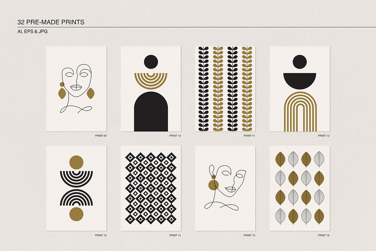 Mid-Century Modern Autumn, an Illustration by May Motif (Photo 3 of 18)
