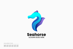 Seahorse Gradient Colorful Logo, a Branding & Logo Template by Zeer Graphic