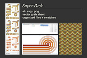 Retro Rainbow Stripes, an Object Graphic by Stellen Design (Thumbnail 15 of 23)