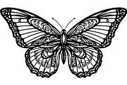 Beautiful Butterfly Silhouette, an Object Graphic by Designer_Momina (Thumbnail 16 of 20)