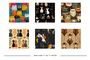 Cat Retro Art Style Patterns, a Pattern Graphic by karenfoleyphoto (Thumbnail 7 of 9)