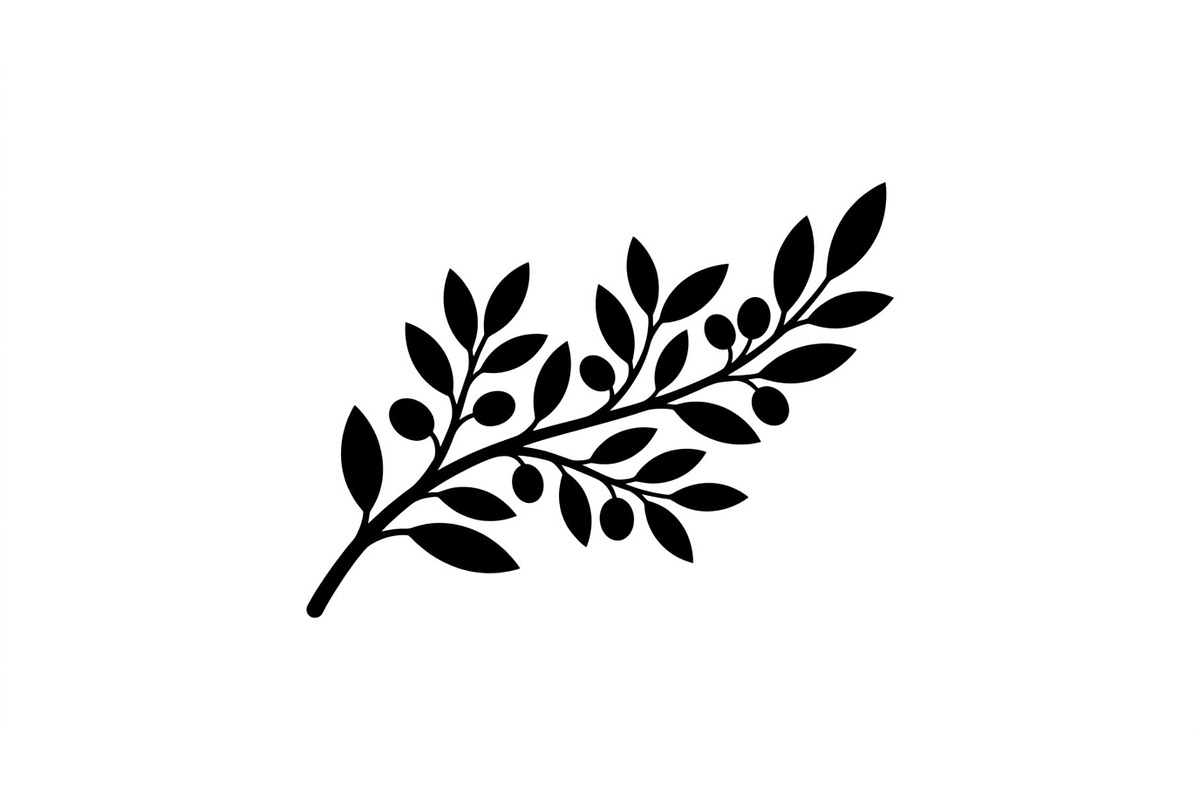 Olive Leaf Silhouette Collection, an Object Graphic by Designer_Momina (Photo 2 of 3)
