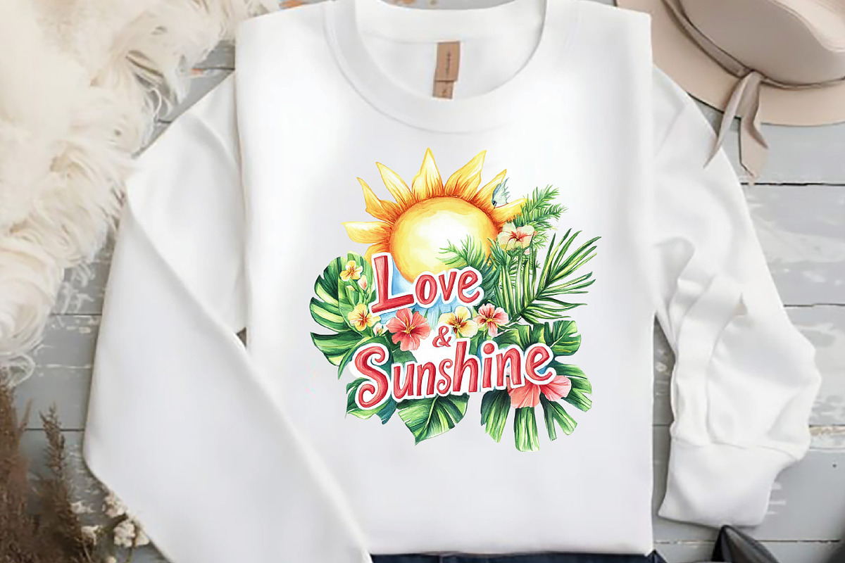 Love Summer Sublimation Bundle, an Illustration by DreamCafeArt (Photo 5 of 5)