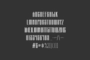 Loanzo Ultimate Futuristic Font, a Sans Serif Font by Maulana Creative (Thumbnail 7 of 7)