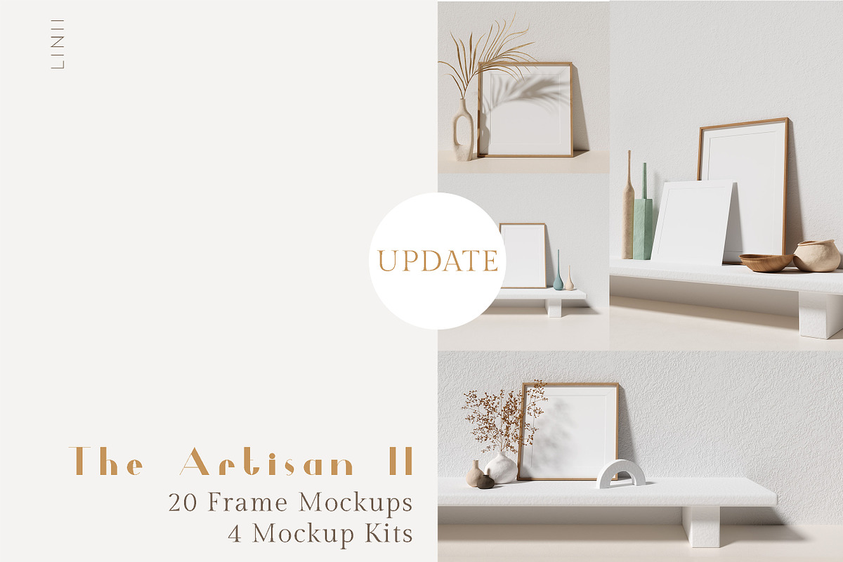 The Artisan II Frame Mockup, a Print Template by LINII (Photo 1 of 13)
