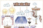 Ballerina Hand Drawn Clipart, a Decorative Illustration by Masha  Studio (Thumbnail 6 of 8)