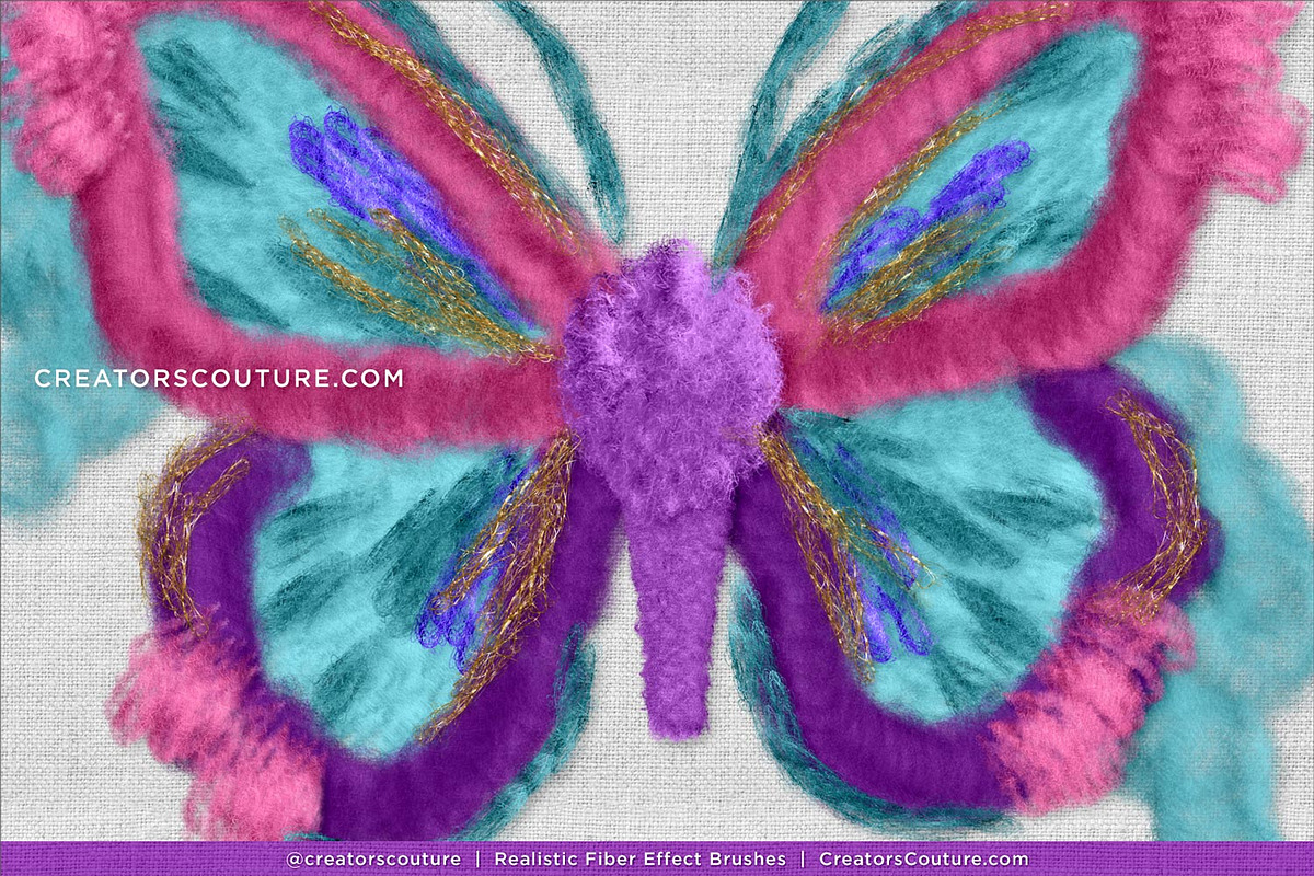 Realistic Fiber Effect Brush Studio, a Brush Add-On by Creators Couture (Photo 24 of 25)