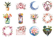 Blush Pink Mother's Day Clipart, an Illustration by Design Market (Thumbnail 3 of 3)