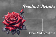 Watercolor Cute Rose PNG Clipart, a Seasonal Illustration by Craft Nest (Thumbnail 3 of 5)